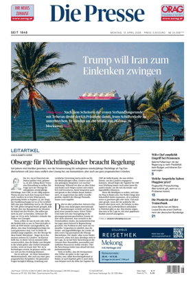 Cover of Die Presse