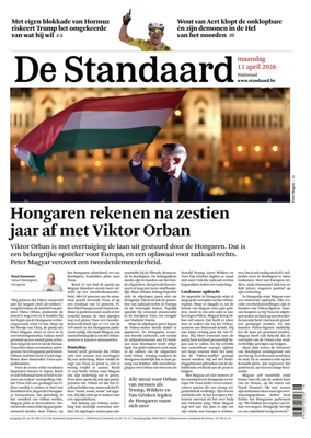Cover of De Standaard