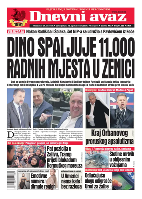 Cover of Dnevni avaz