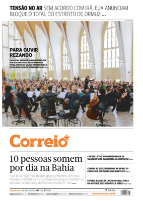 Cover of Correio da Bahia