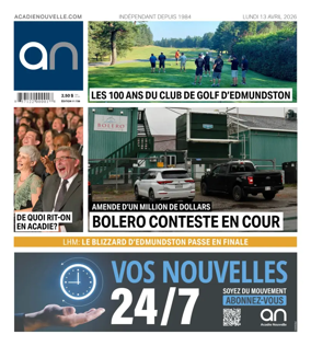Cover of Acadie Nouvelle
