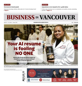 Cover of Business in Vancouver