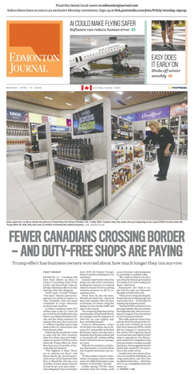 Cover of Edmonton Journal