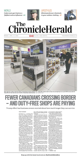 Cover of The Chronicle Herald (Provincial)