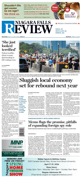 Cover of The Niagara Falls Review