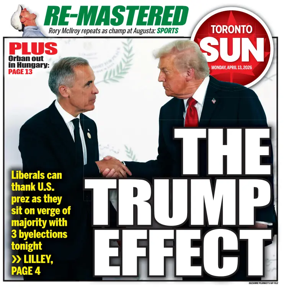 Cover of Toronto Sun
