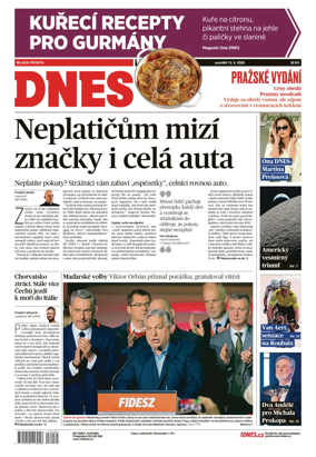 Cover of Dnes Prague Edition