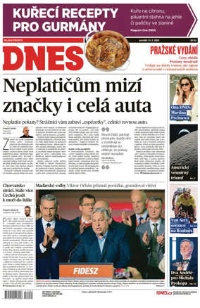 Cover of MF DNES