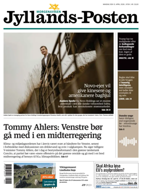 Cover of Jyllands-Posten