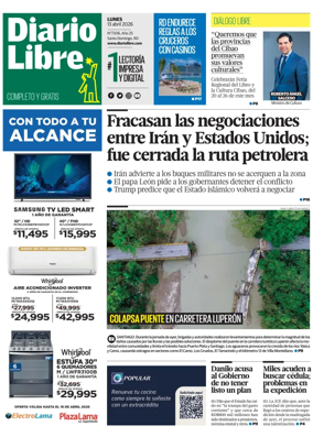 Cover of Diario Libre (Republica Dominicana)