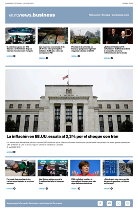 Cover of Euronews Business (Spanish) Compiled Edition