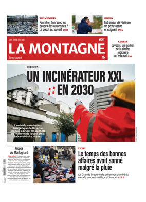 Cover of La Montagne (Vichy)