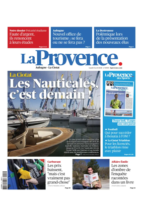Cover of La Provence Aubagne-La Ciotat