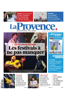 Cover of La Provence Salon-de-Provence / Pays salonais