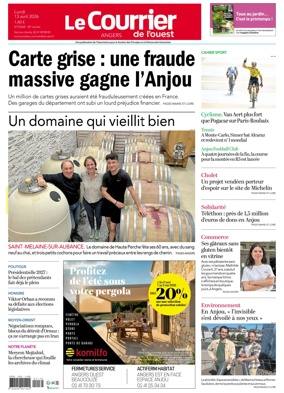 Cover of Le Courrier de l’Ouest (Angers)