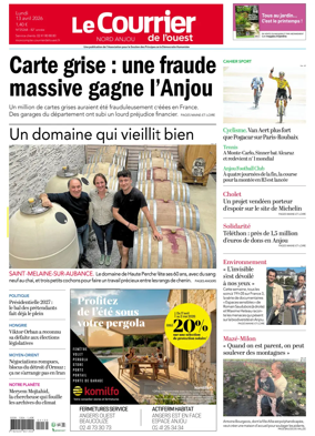 Cover of Le Courrier de l’Ouest (Nord Anjou)