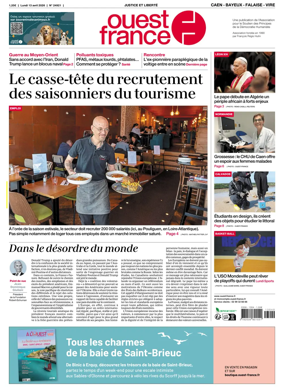 Cover of Ouest France (Caen - Bayeux - Falaise - Vire)