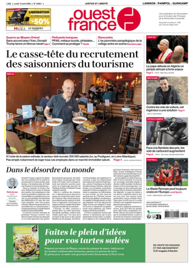 Cover of Ouest-France (Lannion / Paimpol / Guingamp)