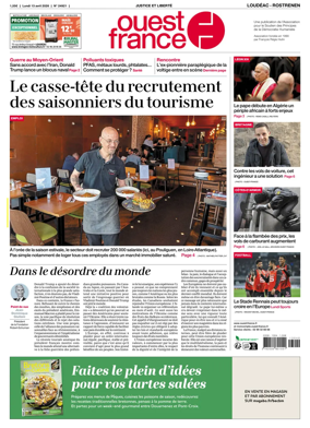 Cover of Ouest France (Loudeac / Rostrenen)