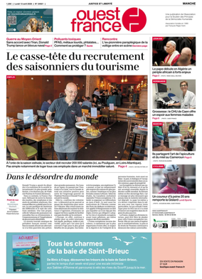 Cover of Ouest France (Manche)