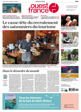 Cover of Ouest France (Orne)