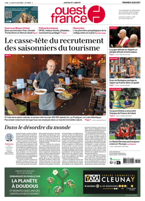 Cover of Ouest-France (Rennes Sud-Est)