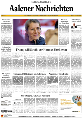 Cover of Aalener Nachrichten
