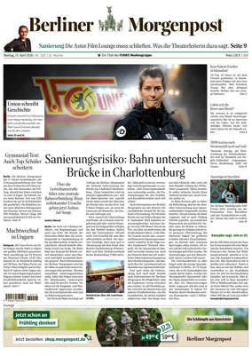 Cover of Berliner Morgenpost