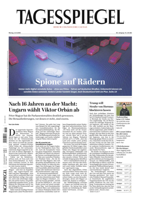 Cover of Der Tagesspiegel