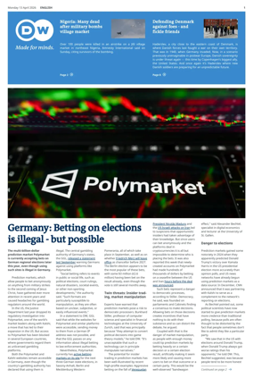 Cover of Deutsche Welle (English edition)