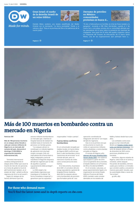 Cover of Deutsche Welle (Spanish edition)