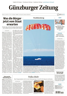 Cover of Guenzburger Zeitung