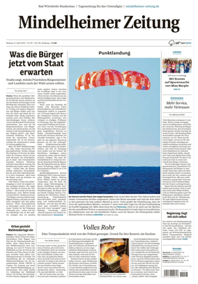 Cover of Mindelheimer Zeitung