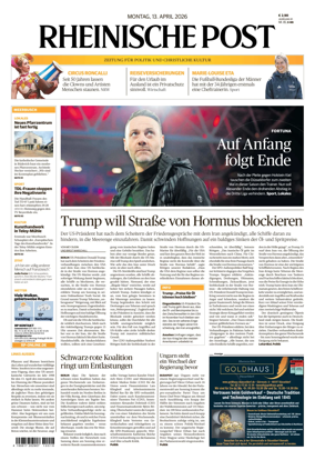 Cover of Rheinische Post Duesseldorf Meerbusch