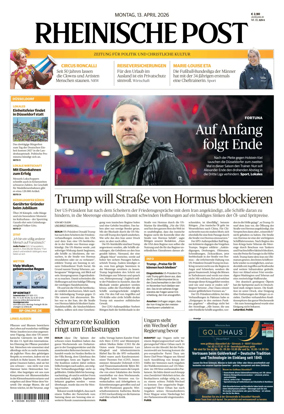 Cover of Rheinische Post – Dusseldorf Stadt