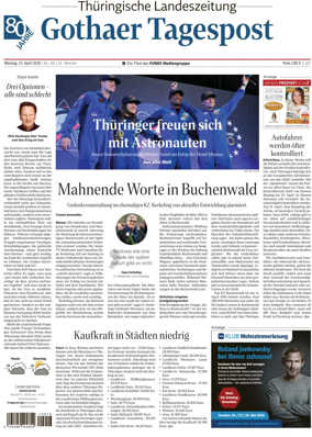 Cover of Thuringische Landeszeitung (Gotha)