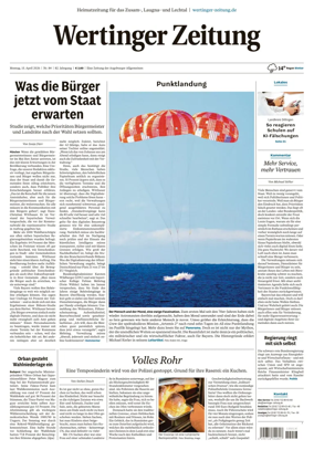 Cover of Wertinger Zeitung