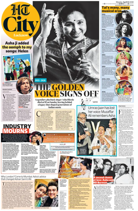 Cover of Hindustan Times (Lucknow) - Live