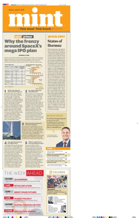 Cover of Mint Ahmedabad