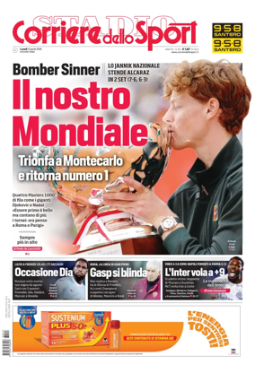 Cover of Corriere dello Sport (Lazio)