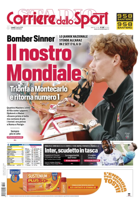 Cover of Corriere dello Sport