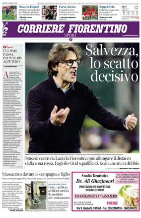 Cover of Corriere Fiorentino