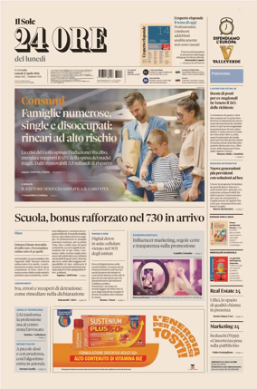 Cover of Il Sole 24 Ore