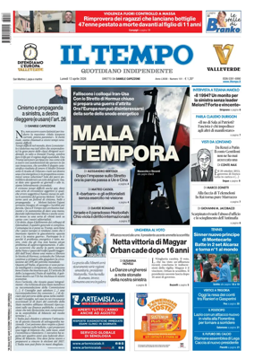 Cover of Il Tempo (Nazionale)