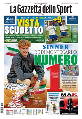 Cover of La Gazzetta dello Sport - Roma