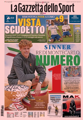 Cover of La Gazzetta dello Sport