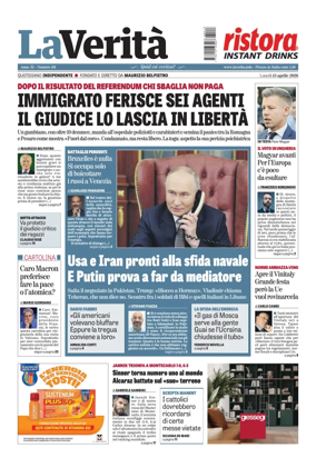 Cover of La Verita (Italia)