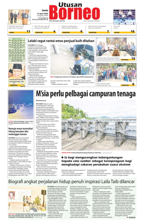 Cover of Utusan Borneo (Sarawak)