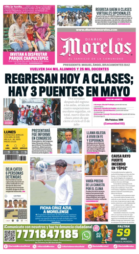 Cover of Diario de Morelos