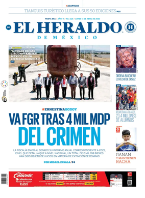 Cover of El Heraldo de Mexico